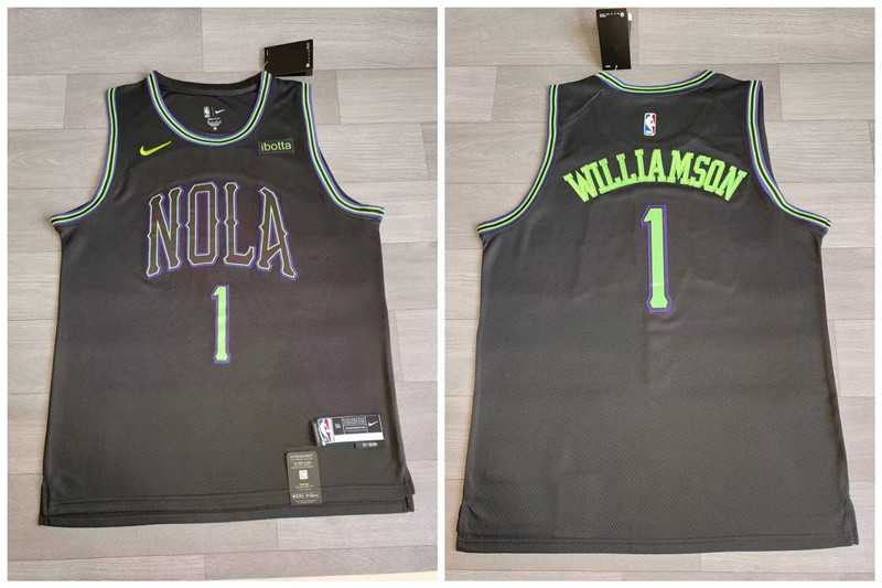 Pelicans 1 Zion Williamson Black Nike 2023-24 City Edition Swingman Jersey,We sell and wholesale Pelicans 1 Zion Williamson Black Nike 2023-24 City Edition Swingman Jersey on line form chian!